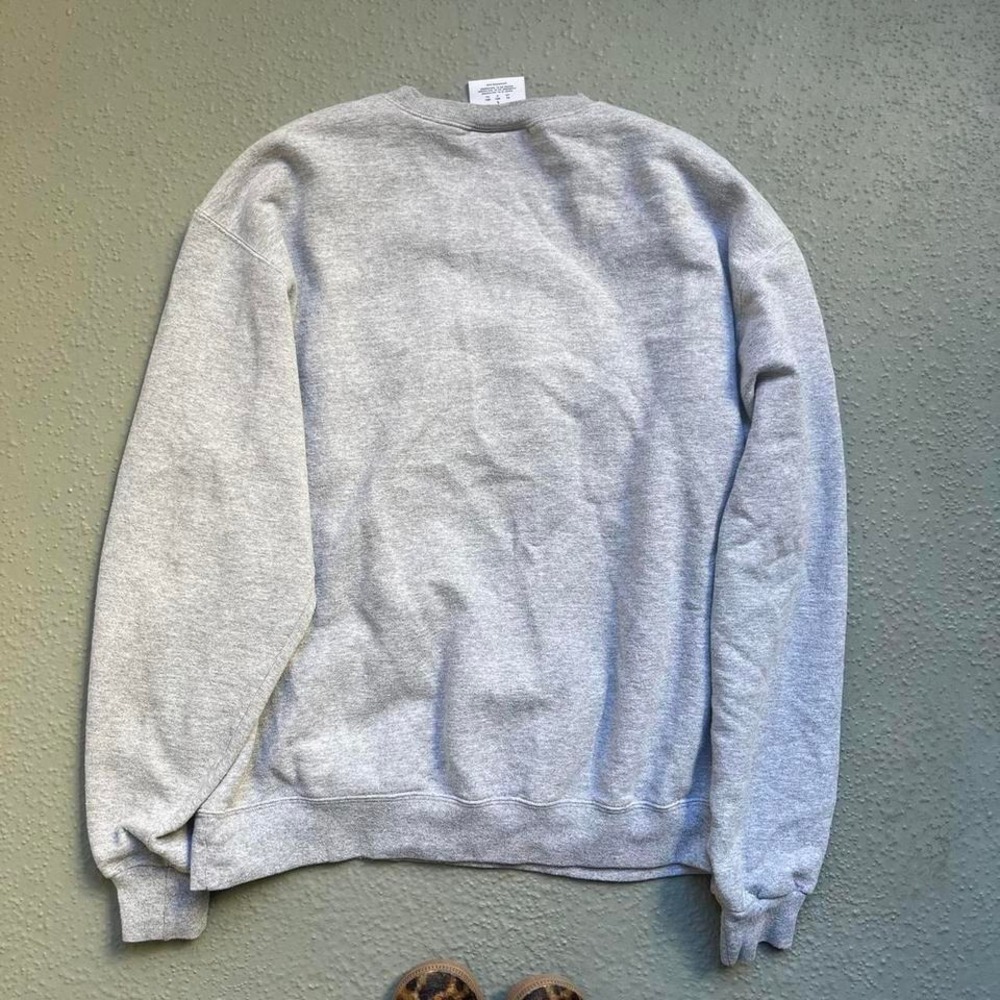 TCU Champion Sweatshirt Womens Large Gray Purple College Crewneck Pullover - Picture 6 of 6